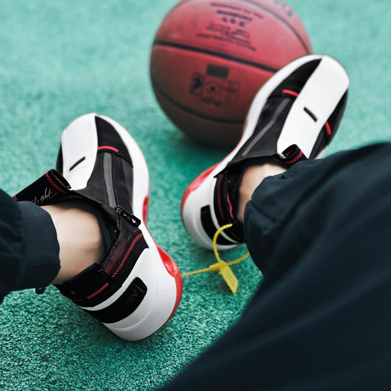 New sneakers high top actual shoes double zipper match color men's shoes Korean sneakers men's fashionable shoes casual