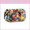 One Piece Double Layer Pencil Case With Nylon Material For Students And Office Use