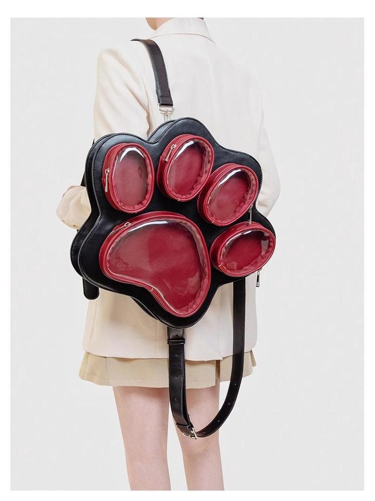2025 Niedliche Japanische Katzenpfote Mädchenhaft Mehrschichtig Itabag - Modischer, Vielseitiger, Großvolumiger Crossbody-Rucksack.