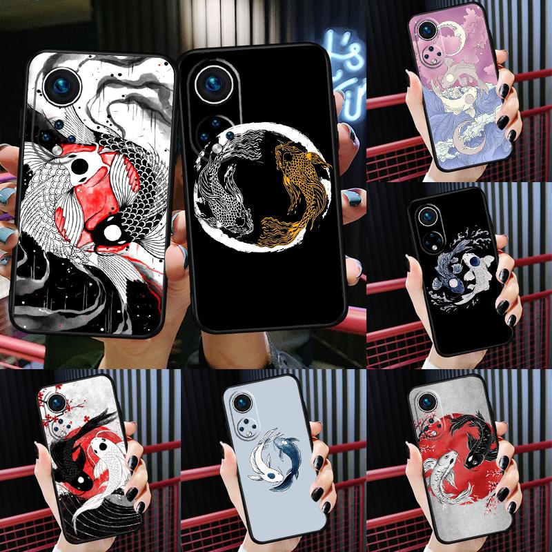Koi Fish Yin Yang Case For Honor Magic 7 Pro 6 5 50 70 90 200 Lite X9b X9a X8a X8b X7a X6a X8 X9 X9c Cover