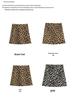Women's High Waist Leopard Print Woolen Bodycon Skirt - Autumn/Winter 2026 Collection