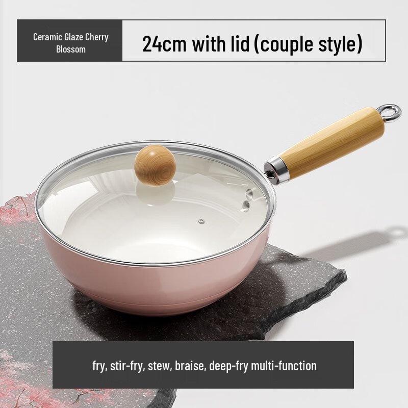 Utuo Baby Food Ceramic Non-stick Frying Pan