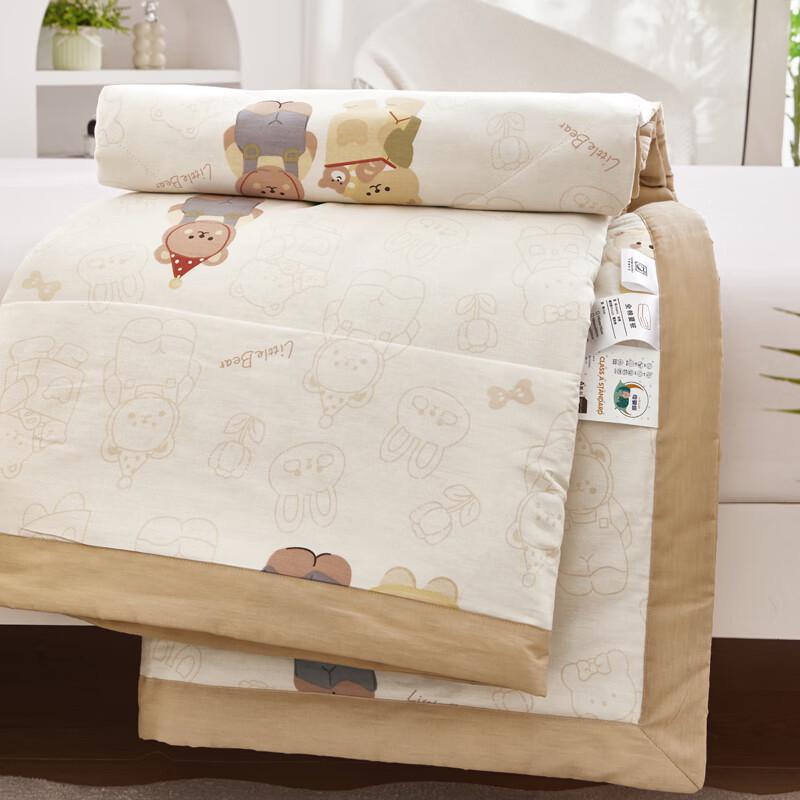 BGM Ji Yi Bear All-Cotton Summer Quilt