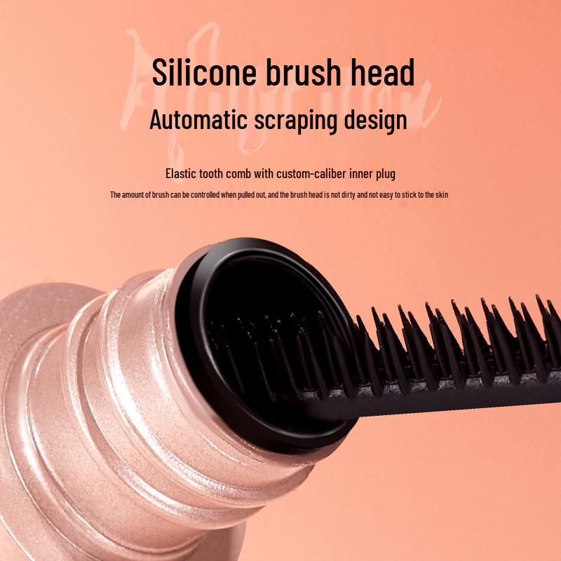 Manwan Select Wasserdichte Langanhaltende Verlängernde Mascara mit Natürlichem Volumen & Schwung, Wischfeste Feine Kamm Wimpern Primer.