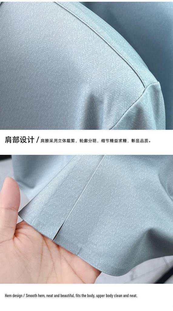 Firstview Men's Business Casual Long Sleeve Shirt FV26C1013