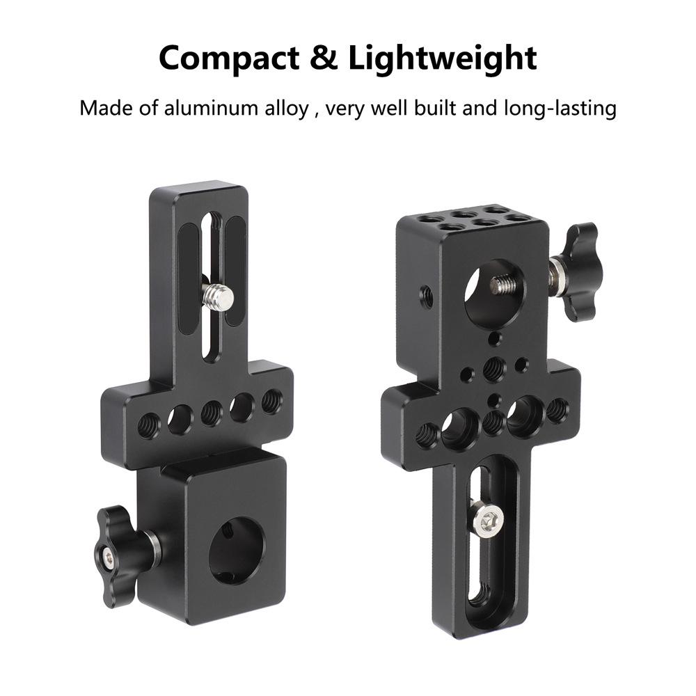 HDRIG Camera/Monitor Baseplate with 16MM Light Stand Mount for Monitor Cage 3961