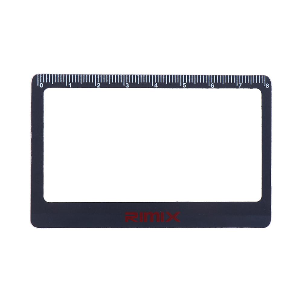 

Credit Card Magnifier With Scale Hd Reading Mirror Outdoor Fire Magnifying Glass 3X Fresnel Lens Card Magnifying Glass чорний