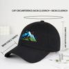 Fashion Pixel Snow Mountain Print Baseball Cap Retro Pixel Outdoor Style Outdoor Hiking Camping Travel Gift For Outdoor Enthusia