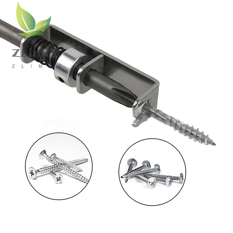 Spring-Loaded Screw Holder Bit Wear Resist Anti-Drop Screwdriver Bit Universal Screw Retaining Tool For Electricians Mechanics