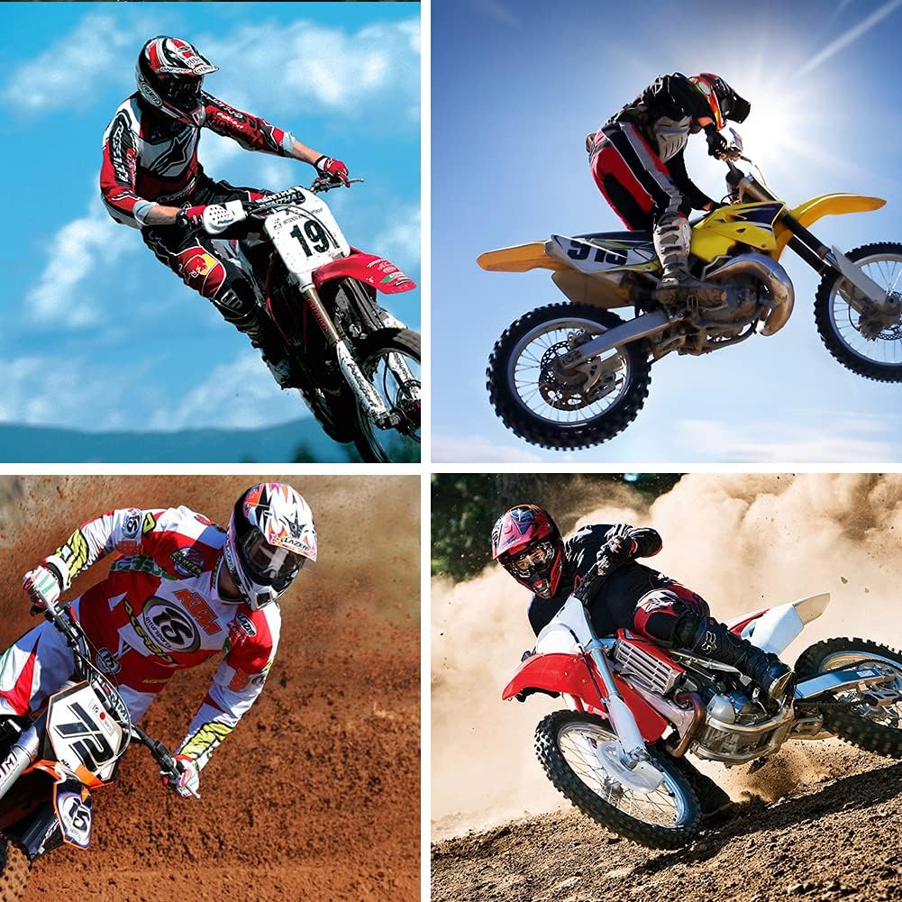 Professional Motorcycle Motocross Goggles For Men Women ATV Dirt Bike Glasses Wide Vision Powersports Motobike Goggles UV400 Anti-Fog Scratch