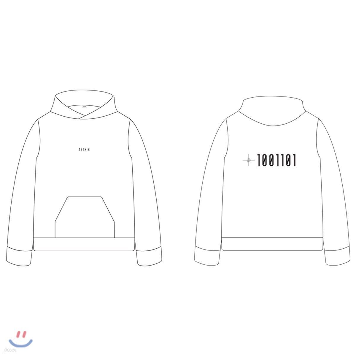 

TAEMIN 2nd CONCERT T1001101 Hoodie [White]