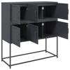 Sideboard Anthracite 100.5x39x107 Cm Steel