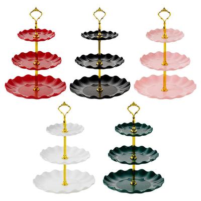 Nordic Storage Tray Dessert Tower Self-Help Countertop Fruit Decor Organizer