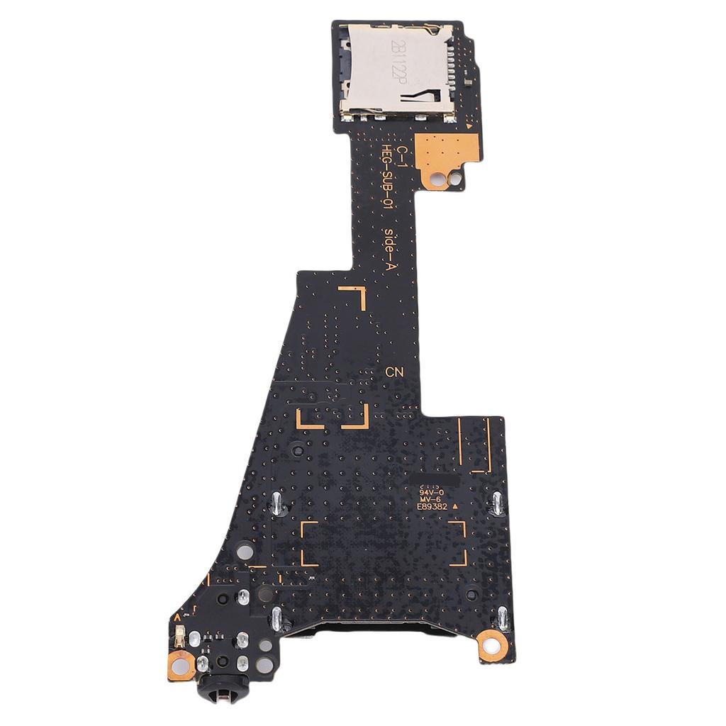 Card Reader Replacement for     HEG-001 Console Game Card Read   Memory Card Slot PCB Module with Headphone  