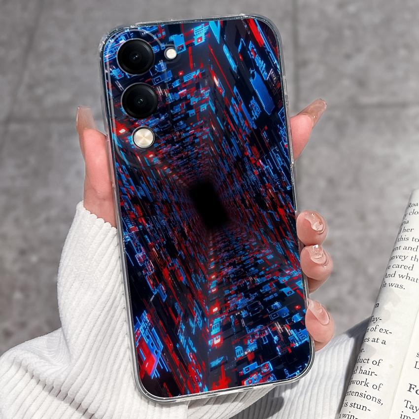 Fashion Casing For Vivo Y04 Y02 Y02a Y02s Y400 Pro X200 Ultra X200s Phone Case Lovely Cat Panda Shell Transparent TPU Soft Silicone Shockproof Housing