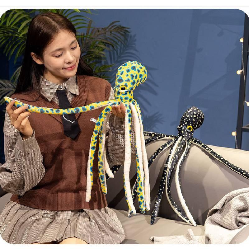 Toy Plush Octopus Cute Ocean Animal Doll Kids Birthday Gift Home Decoration