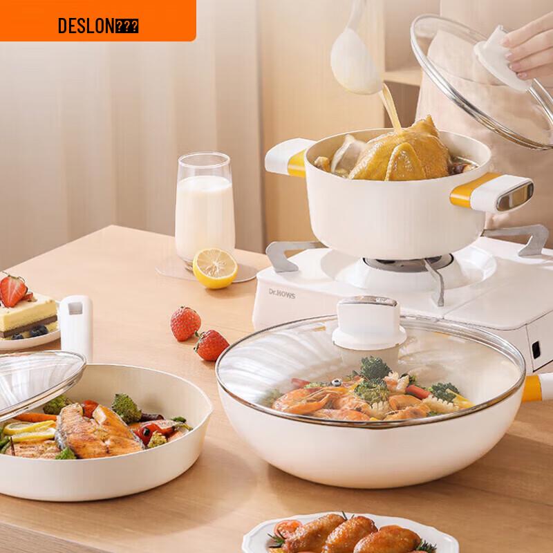 Deshler Silver Moon Maifan Stein Antihaft-Kochgeschirr-Set