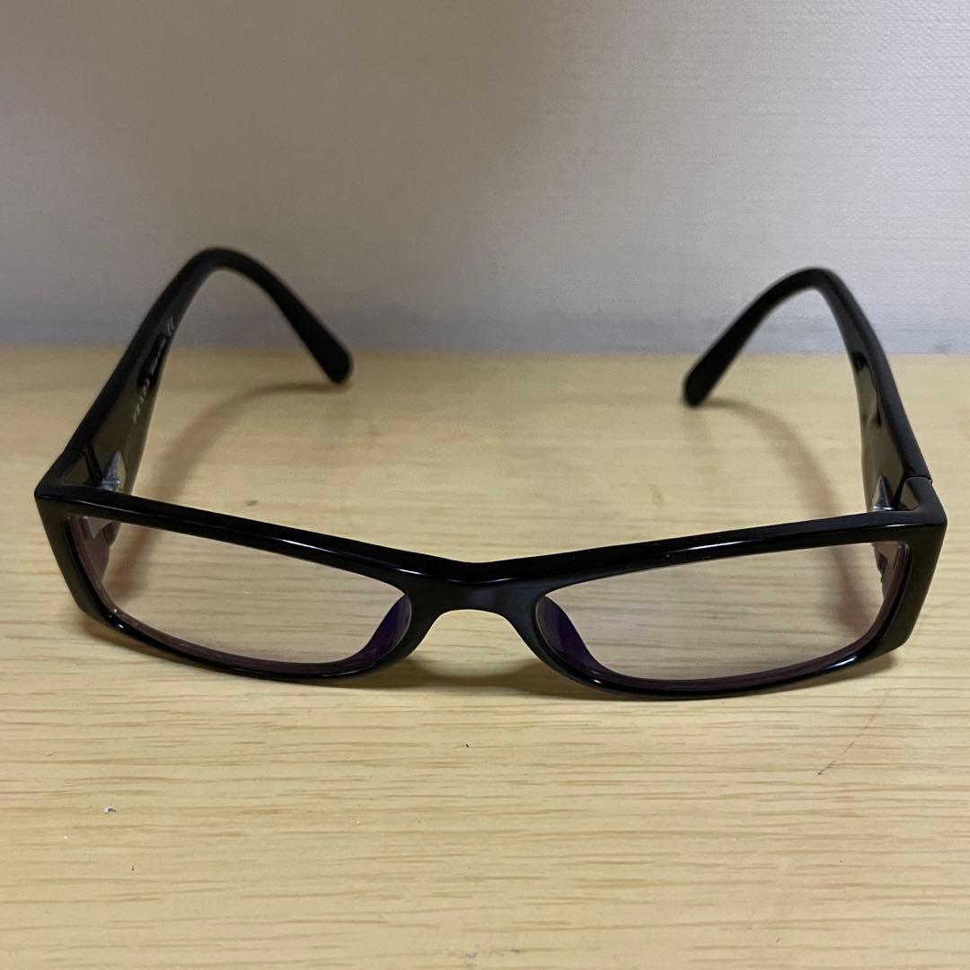 Used PRADA Glasses Date Glasses Glasses Frame Black Flower PRADA