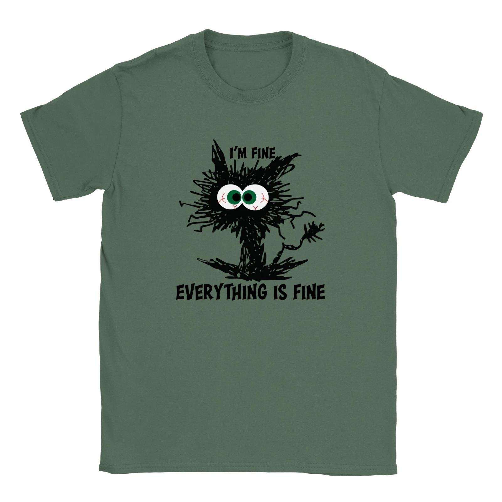 I m Fine, Everything is Fine - Classic Unisex Crewneck T-shirt XXL