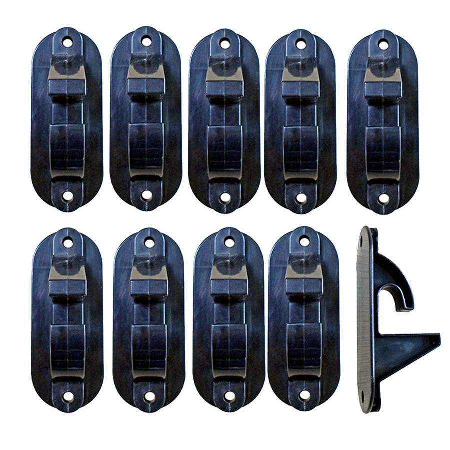 Universal 10pcs Plastic Tire Wheel RIM Hub Hook Wheel Shop Display Stand Rack Wall Mounted Hanging Hook With 24Sets Expansion screws