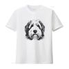 Old English Sheepdog Print Mens T Shirt 100 Cotton Soft Comfortable Vintage Washed Stylish Homme Unisex Versatile Graphic
