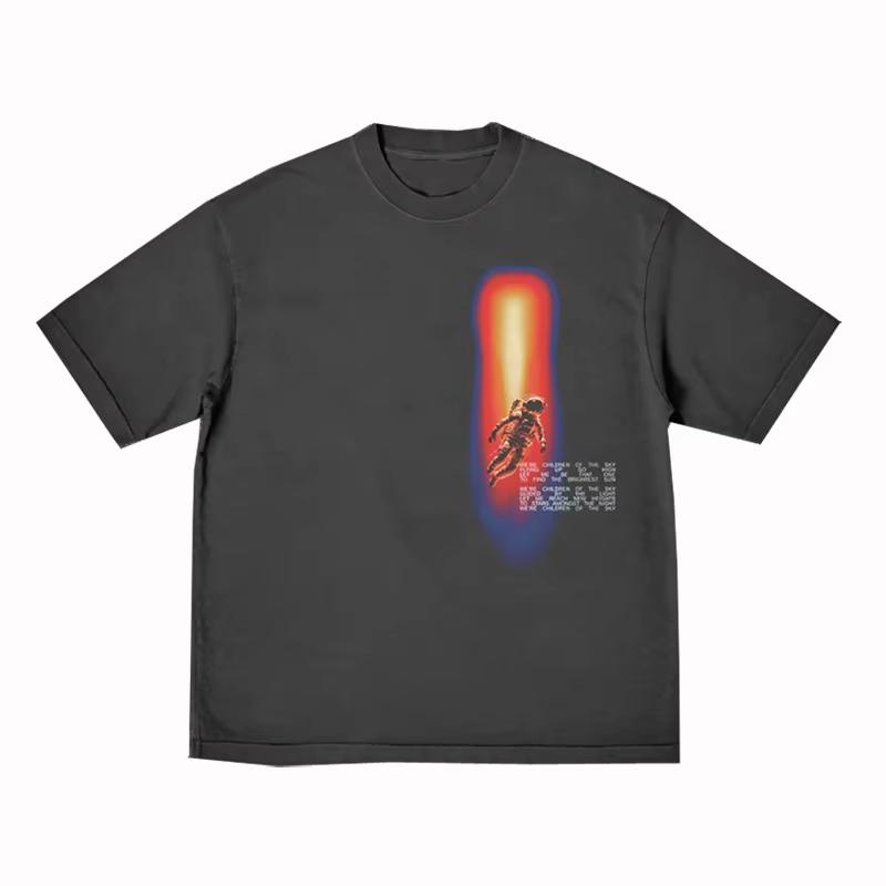 Sommer und Herbst Klassisches Dreamdragon Band bedrucktes T-Shirt locker und lässig kurzärmeliges Herren- und Damen-Sportoberteil