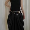 Fashion Multilayer Imitation Pearl Butterfly Waist Chain Women Retro Bohemian Ethnic Style Body Chains Dress Accessories Gifts