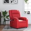 Relax Chair In Red Synthetic Leather