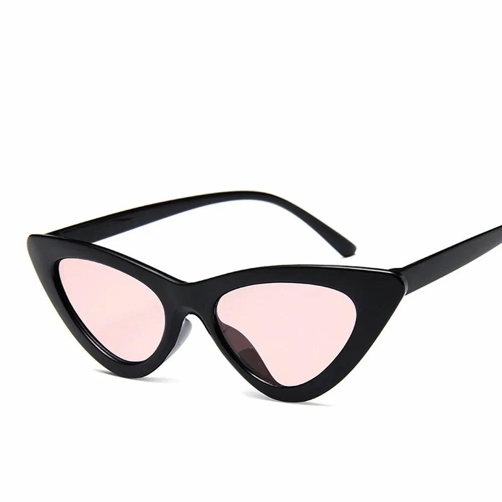 Vintage Cateye Sunglasses Women Retro Small Cat Eye Sun Glasses Designer Colorful Eyewear For Female Oculos De Sol