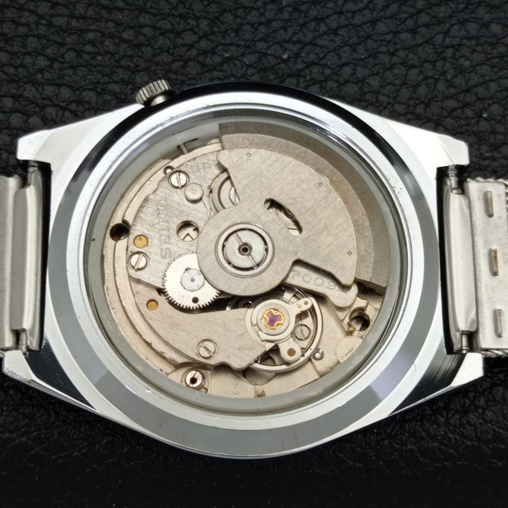 MONTRE HOMME VINTAGE REMISE À NEUF SEIKO 5 AUTOMATIQUE JAPON CADRAN COULEUR BLEU a500165-2 R151a-a500165