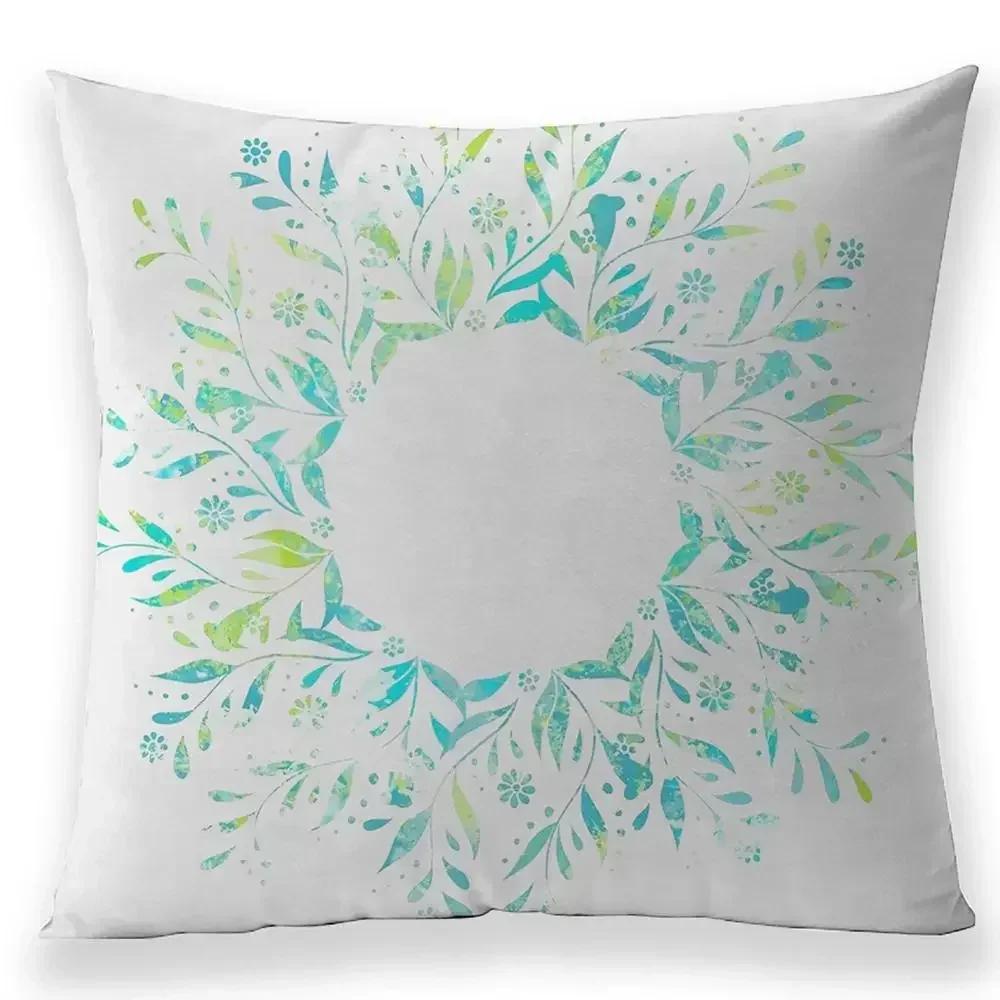 Bohemian Style Mandala Pillow Case Living Room Bedroom Seat Sofa Cushion Cover Home Decorating Linen Pillowcases 45*45 Cm