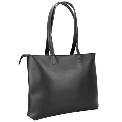 Business Tote Bag for Commuting, School, and Recruiting, Fits A4 Size, Includes Interior Pocket, Unisex (Black)