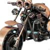 Metalowa trójkołowa figurka motocykla statua 16x6,5x8,5 cm dekoracyjne rękodzieło retro solidne