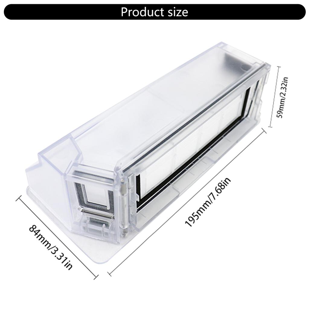 Dust Box Collector Dust Container Dust Collector Efficient Cleanings Replacement Dust Box Suitable for M30Pro Vacuum