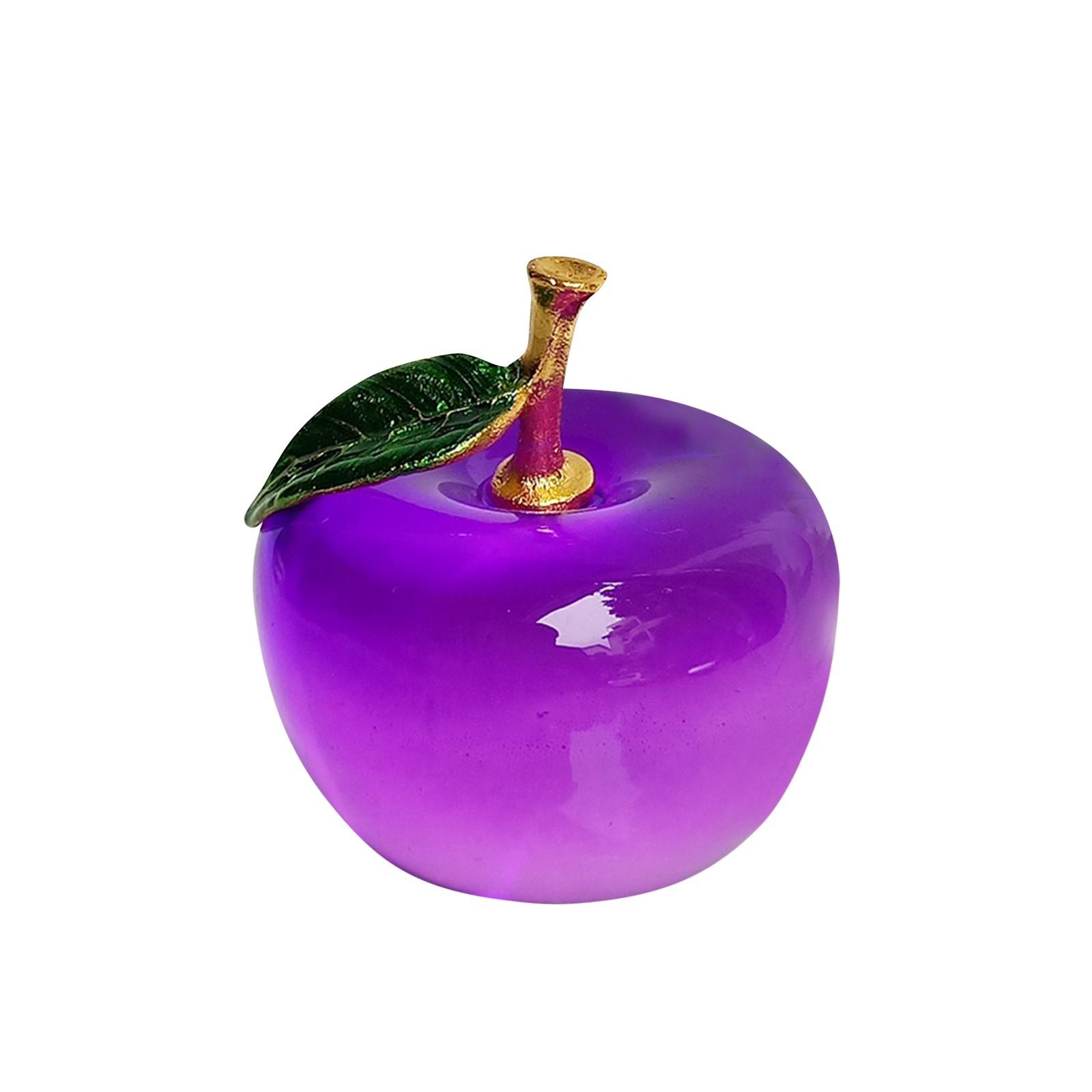 

Украшения из хрустальных фруктов, безопасные дни рождения, праздники, украшения для автомобильных фестивалей, подарки One Size фиолетовый