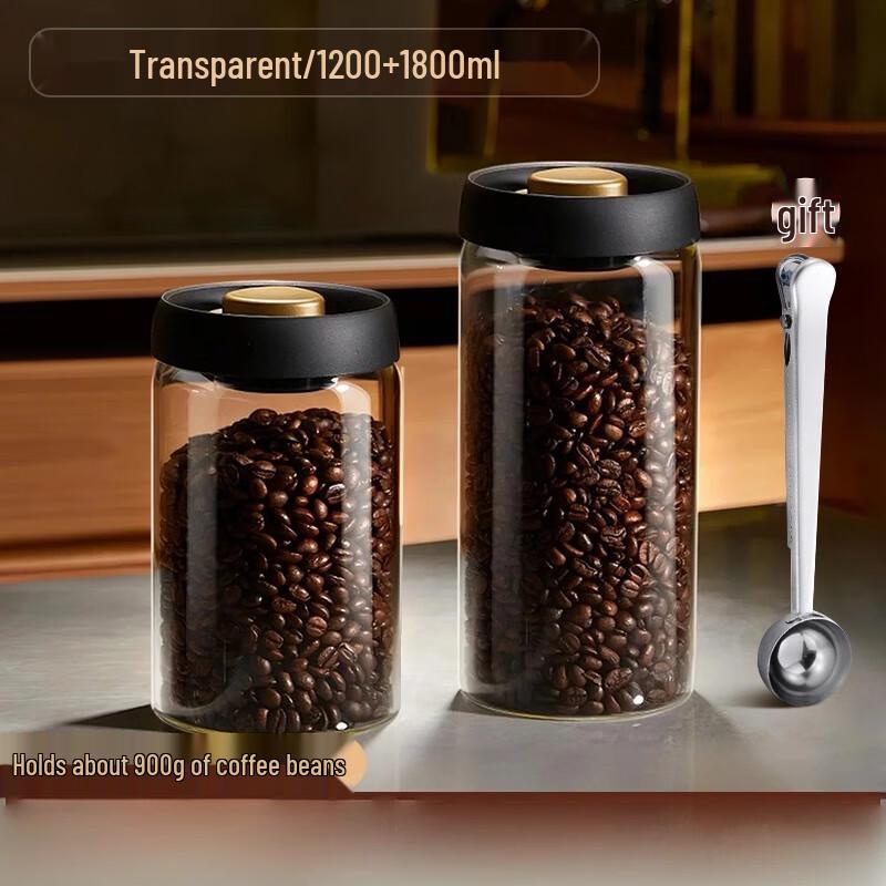 Vacuum Sealed Coffee Storage Jar Set
