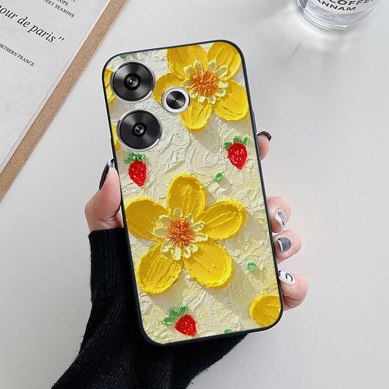 For Coque Poco M6 4G Case Soft Silicone Back Cases for Xiaomi Poco M6 4G Phone Cover PocoM6 POCO M 6 Full Protection Etui Funda