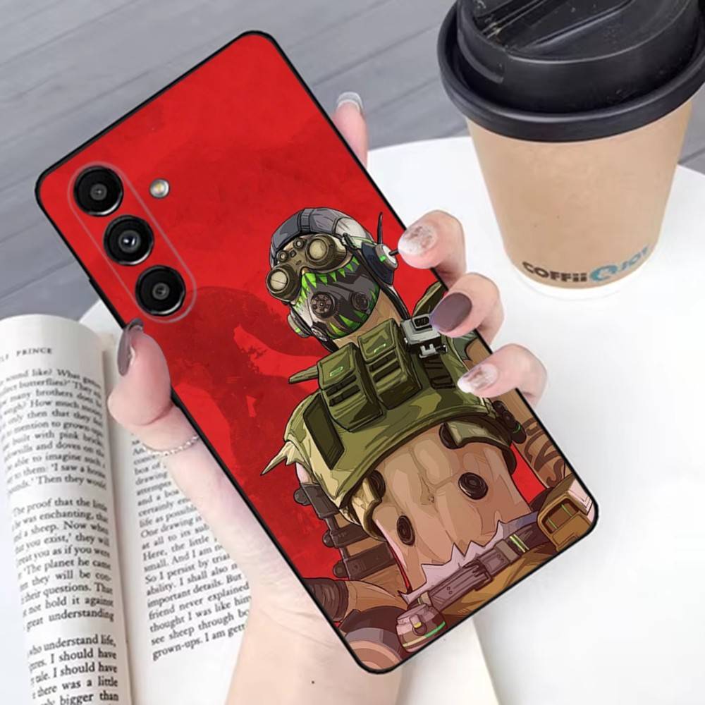Game A-Apex Legends Phone Case For Samsung S 25,24,23,22,30,21,10,9,Ultra,Plus,Lite,FE,4G,5G Black Soft Case
