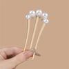 Chinese Style Beaded Three Teeth Hair Comb Elegant Retro Hairpin Daily Hanfu Cheongsam Hair Accessories