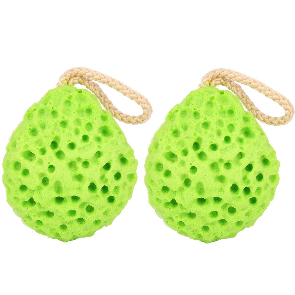 2 Pcs Baby Infant Bath Sponge Rub Body Soft Bath Scrubber Child Shower Foaming