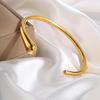 Color Opening Light Luxury Water Drop Simple Women's High-end Hand Jewelry Bracelet