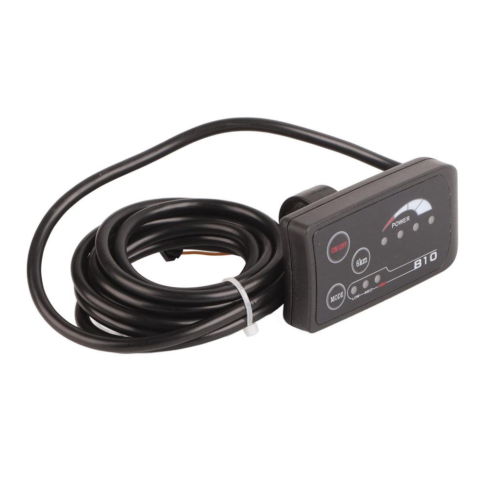 Electric Bicycle 810 LED Display With 5 Wire Cable Control Panel