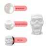 Skull Coffee Mug with Handle White Human Skull Drinking Mug 3D Shaped Novelty Drinkware for Halloween Home Kitchen Decor