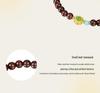 Women's Small-Leaf Red Sandalwood Bracelet, Straight Grain, Chinese Style, High Oil & Density, Wenwan Buddhist Prayer Beads.