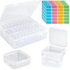Storage Container With Removable Dividers For Beads Buttons And Sewing Accessories Organization Jewelry Holder