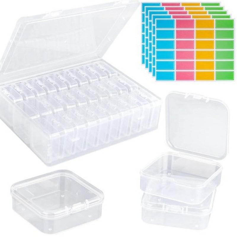 Storage Container With Removable Dividers For Beads Buttons And Sewing Accessories Organization Jewelry Holder