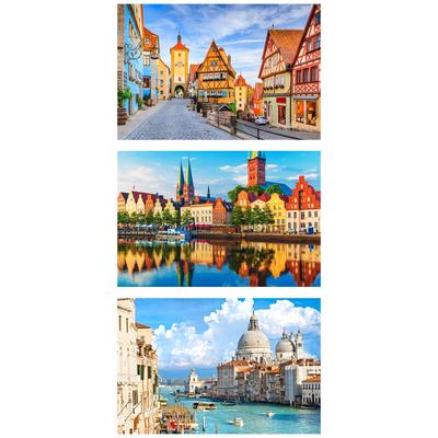 MISITU Jigsaw Micro 150 Stylish Interior Venice X 10 Puzzle, Pieces, Pieces, Puzzle, Postcard, Landscape, Buildings, Town, Gift, Birthday, Christmas,
