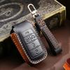 Leather Car Key Cover Case For Dodge Ram 1500 Ram1500 Ram2500 Trx   For Chrysler Couve Dodge Jeep Grand Cherokee