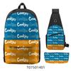 Kochrucksack Dreiteiliges Set, Outdoor-Reise-Computertasche Polyester Wasserdichter Rucksack