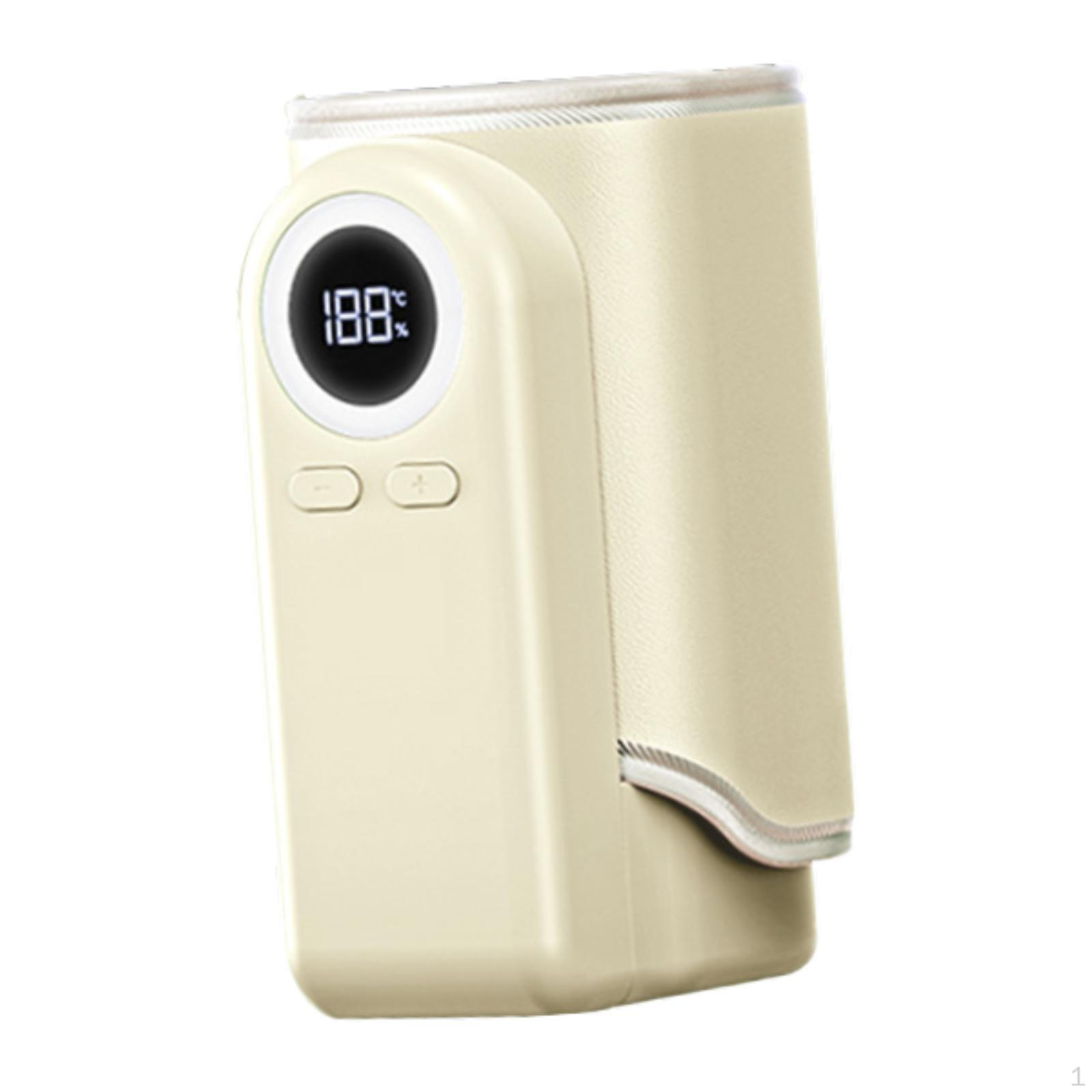 

Регулируемый подогреватель для бутылочек, совместимый с большинством бутылочек, идеально подходит для дома и кормления. бежевый